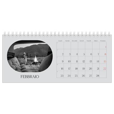 Calendari da tavolo — La strada aperta [Febbraio]