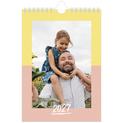 Calendario fotografico A5 — Colore e motivo [copertina]