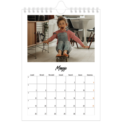 Calendario fotografico A5 — Questo sono io [copertina]