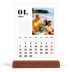 Calendario con supporto in legno verticale  — Serif e momenti [Aprile]