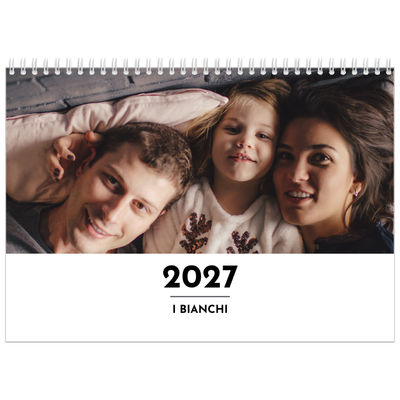 Calendario A4 Doppio — Riflettore lettera [copertina]