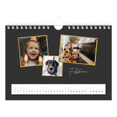 Calendario fotografico A5 — Tanti ricordi [Febbraio]