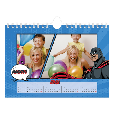 Calendario fotografico A5 — Fumetti [copertina]