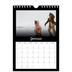 Calendario fotografico A5 — Minimale nero [Gennaio]