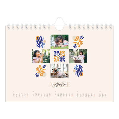 Calendario fotografico A5 — Corallo [copertina]