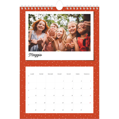 Calendario personalizzato A4 — Scatti pop di colore [copertina]