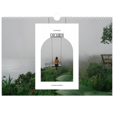 Calendario A3 orizzontale  — L'arco aperto [copertina]