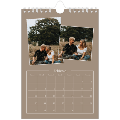 Calendario fotografico A5 — Ricordi artigianali [Febbraio]