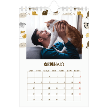 A5 Verticale — Gattino giocherellone