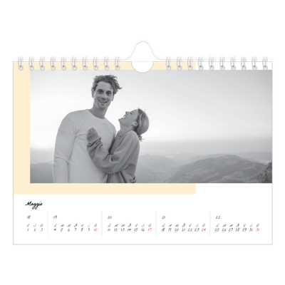 Calendario fotografico A5 — Schermate a colori [copertina]