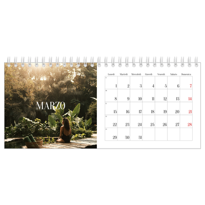 Calendari da tavolo — Fuga infinita [Marzo]