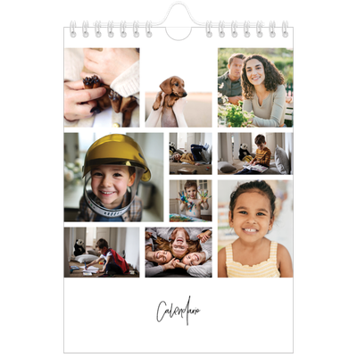 Calendario fotografico A5 — Disposizioni fotografiche [copertina]