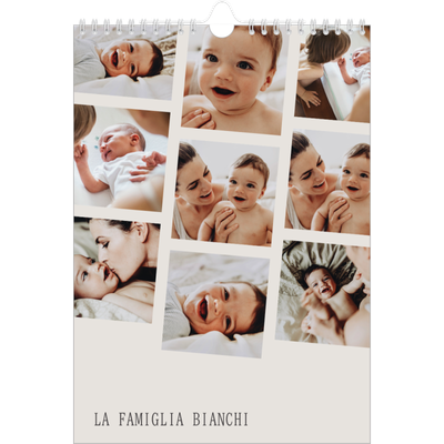 Calendario personalizzato A4 — Ricordi in movimento [copertina]