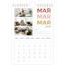 Calendario fotografico A5 — Tipo colorato [Marzo]