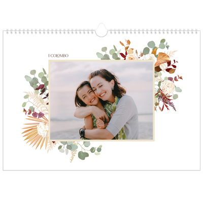 Calendario A3 orizzontale  — Boho [copertina]