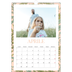 Calendario A3 verticale — Carta da parati floreale [Aprile]