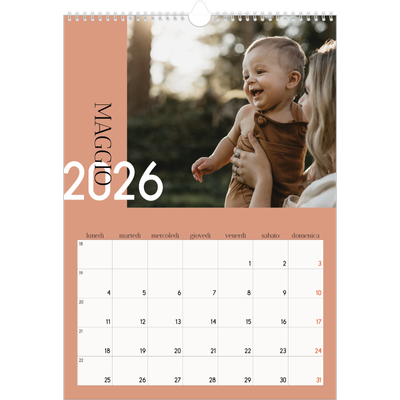 Calendario A3 verticale — Testo sovrapposto [copertina]