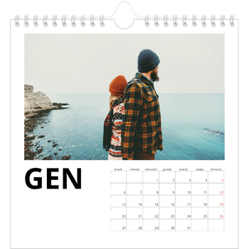 Calendario Fotografico Quadrato — White space