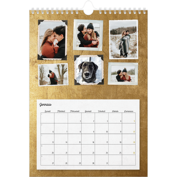 Calendario personalizzato A4 — Collezione di immagini