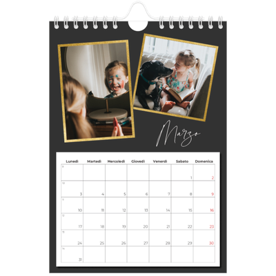 Calendario fotografico A5 — Tanti ricordi [Marzo]