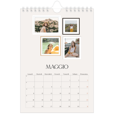 Calendario fotografico A5 — Galleria fotografica a parete [copertina]