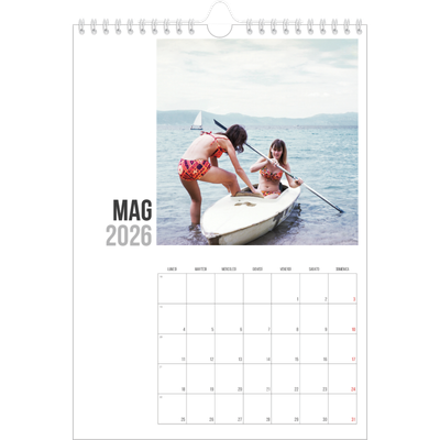Calendario personalizzato A4 — Testo abbreviato [copertina]