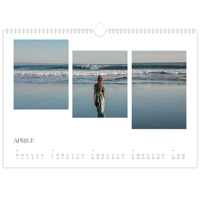 Calendario A3 orizzontale  — Mosaici di viaggio [copertina]