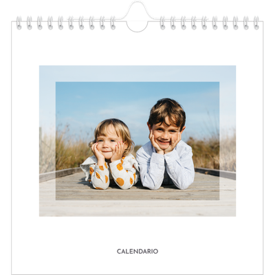Calendari quadrati — Cornice trasparente [copertina]
