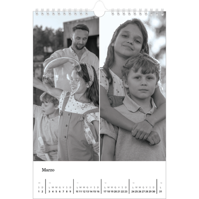 Calendario fotografico A5 — Fuoco [Marzo]
