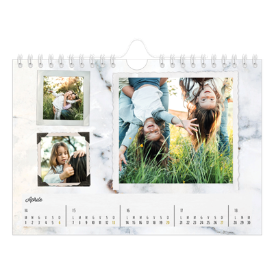 Calendario fotografico A5 — Collezione di immagini [Aprile]