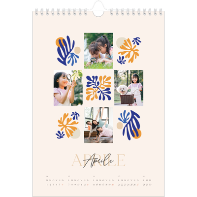 Calendario personalizzato A4 — Corallo [copertina]