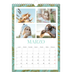 Calendario personalizzato A4 — Carta da parati floreale [Marzo]