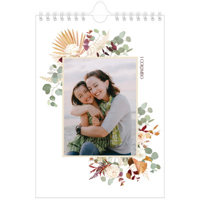 Calendario fotografico A5 — Boho [copertina]