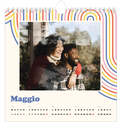 Calendari quadrati — Strisce retro [copertina]