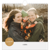 Calendari quadrati — Adesivo fotografico [copertina]