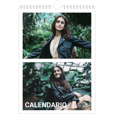 Calendario personalizzato A4 — Mese in grande [copertina]