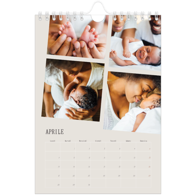 Calendario fotografico A5 — Ricordi in movimento [Aprile]