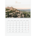Calendario A4 Doppio — Banner di script d'oro [Gennaio]