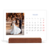 Calendario con supporto in legno orizzontale  — Classico cobalto [copertina]