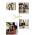 Calendario fotografico A5 — Ghirlanda d'oro [copertina]