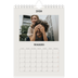Calendario fotografico A5 — Avorio semplice [copertina]