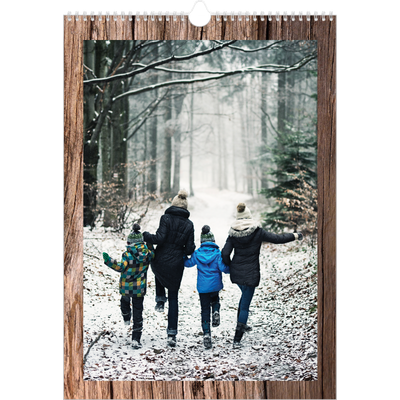 Calendario A3 verticale — Legno [copertina]