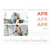 Calendario fotografico A4 — Tipo colorato [Aprile]