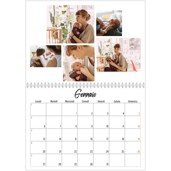 Calendario A4 Doppio — Questo sono io