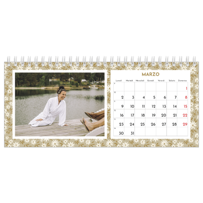 Calendari da tavolo — In piena fioritura [Marzo]