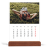 Calendario con supporto in legno verticale  — Fuga infinita [copertina]