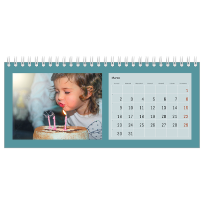 Calendari da tavolo — Colora il mio mondo [Marzo]