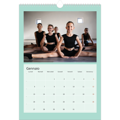 Calendario A3 verticale — Neo Scandi [Gennaio]