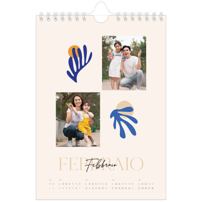 Calendario fotografico A5 — Corallo [Febbraio]