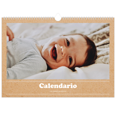 Calendario A3 orizzontale  — L'editoriale di quest'anno [copertina]